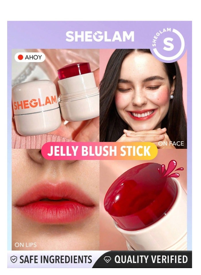 SHEGLAM Jelly-Licious Hydrating Lip & Blush Tint ahoy - Image 1