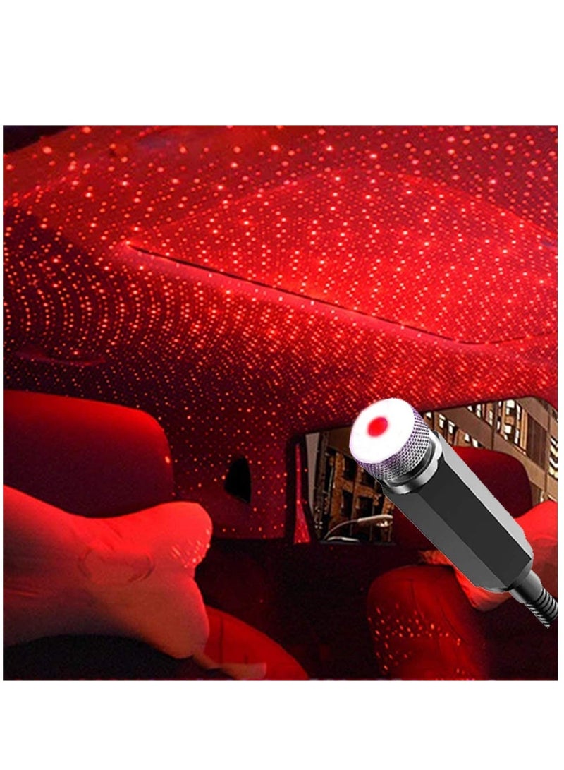 Raxoom Star Projector Night Light, Adjustable Auto Roof Interior Car Lights Romantic Starry Projector Lights Mini USB LED Night Light for Room Ceiling, Car, Wedding, Party Decoration - Image 1