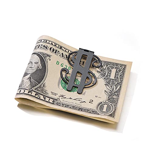 ChainsPro Titanium Money Clips Metal Minimalism Dollar Cash Clips Gold Money Clip - Image 1