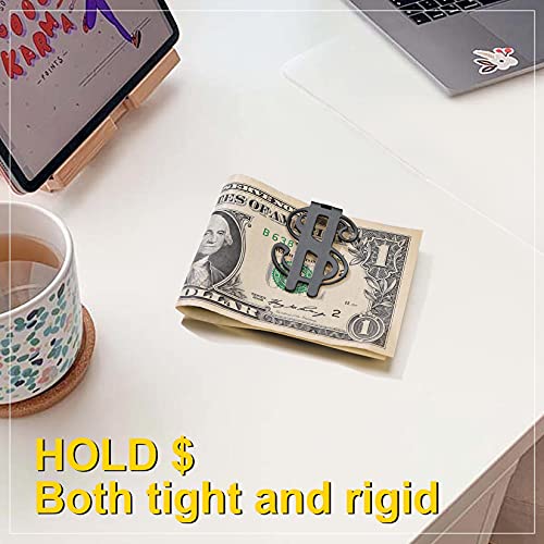 ChainsPro Titanium Money Clips Metal Minimalism Dollar Cash Clips Gold Money Clip - Image 3
