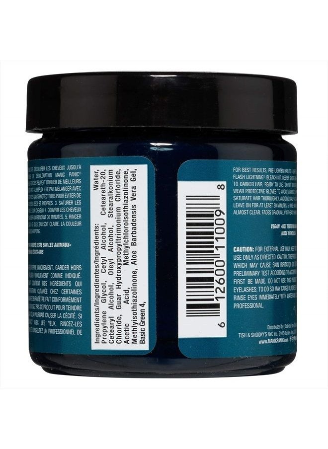Manic Panic - Enchanted Forest Green Hair Dye – Classic High Voltage - Semi Permanent Deep Teal Green Hair Color With Blue Undertones - Vegan, PPD & Ammonia Free (4oz) - Image 1