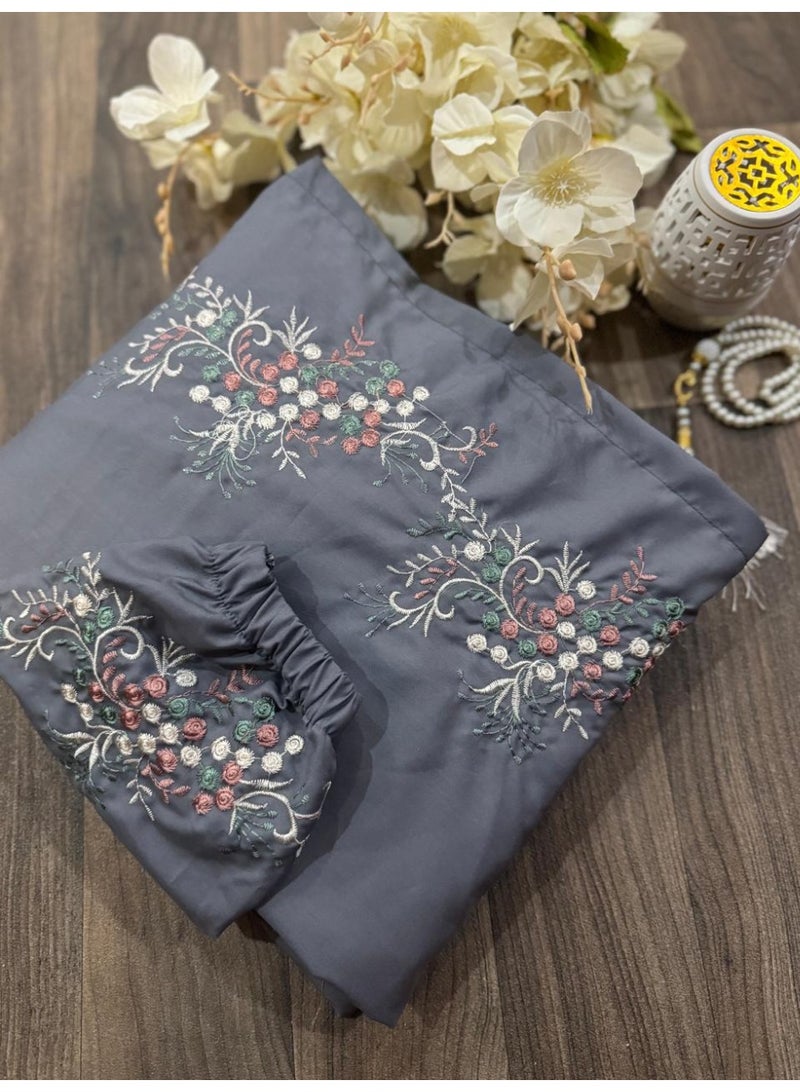 شرشف صلاة مطرزقطن بارد لبس مفتوح