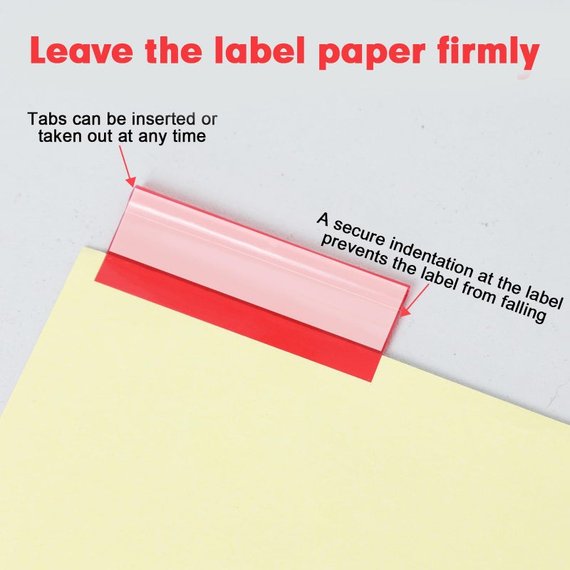 PANDRI Binder Divider, PANDRI 120 Pack Binder Index Dividers with 8 Insertable Multicolor Big Tabs, Letter Size Paper Binder Divider for School Office Home Business - Image 4