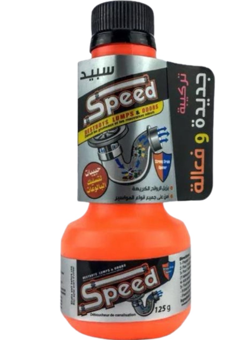 Speed ​​Instant Kitchen & Bathroom Drain Cleaner | Eliminates Minor Clogs, Grease, and Odors