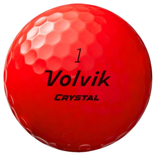 Volvik Crystal Golf Balls (One Dozen) (Ruby Red) - Image 2