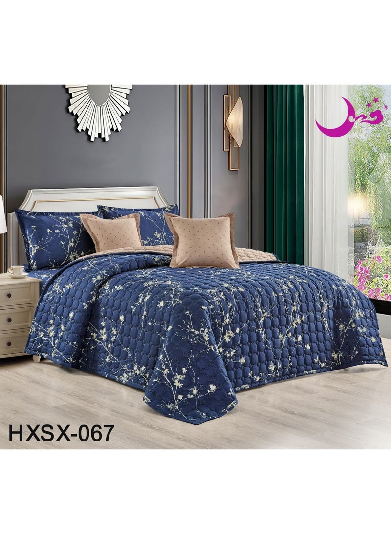 مون طقم لحاف نفر مفرش مكون من 4 قطع بوليستر لحاف مقاس170 في 220سم - Image 1