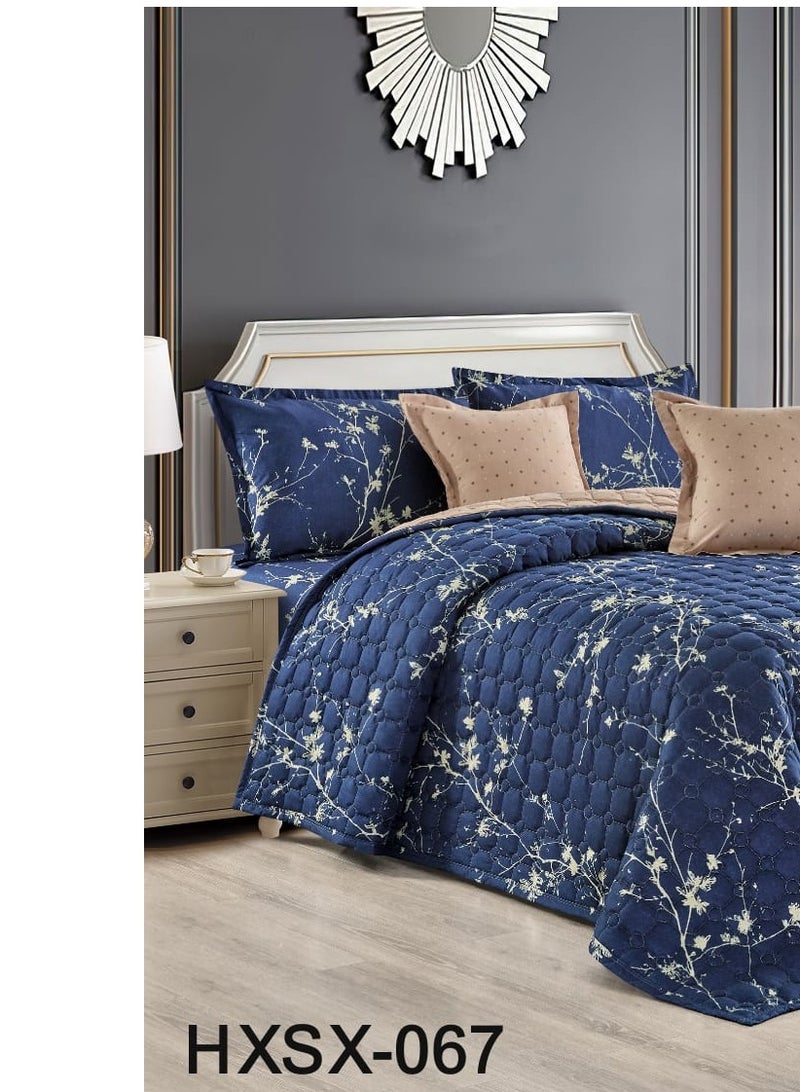 مون طقم لحاف نفر مفرش مكون من 4 قطع بوليستر لحاف مقاس170 في 220سم - Image 3