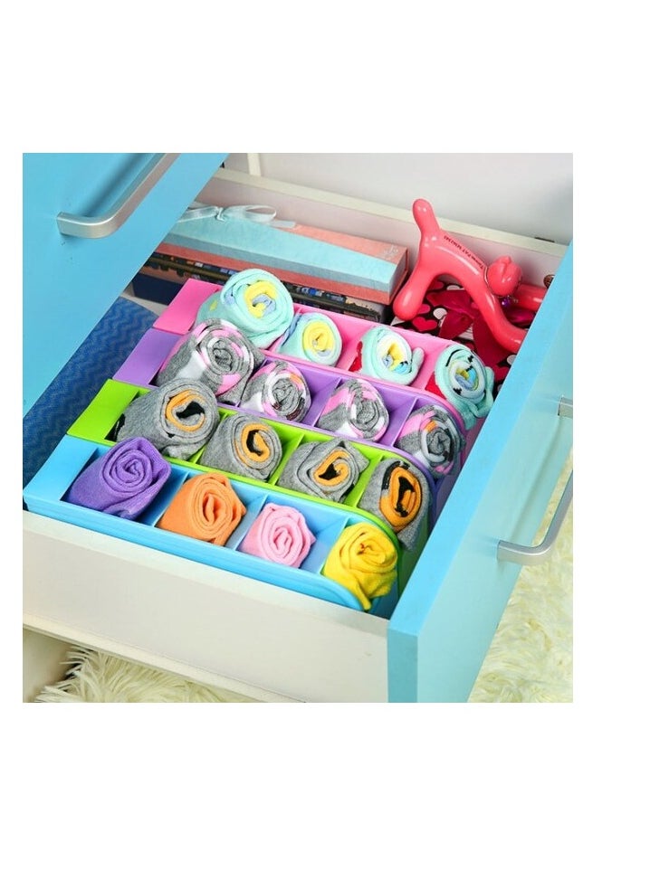 Spaceshoop 1pc Plastic Desk Organizer Desktop Office Pen Pencil Holder Makeup Storage Tray Pen Box Drawer Storage Office supplies  - Image 2