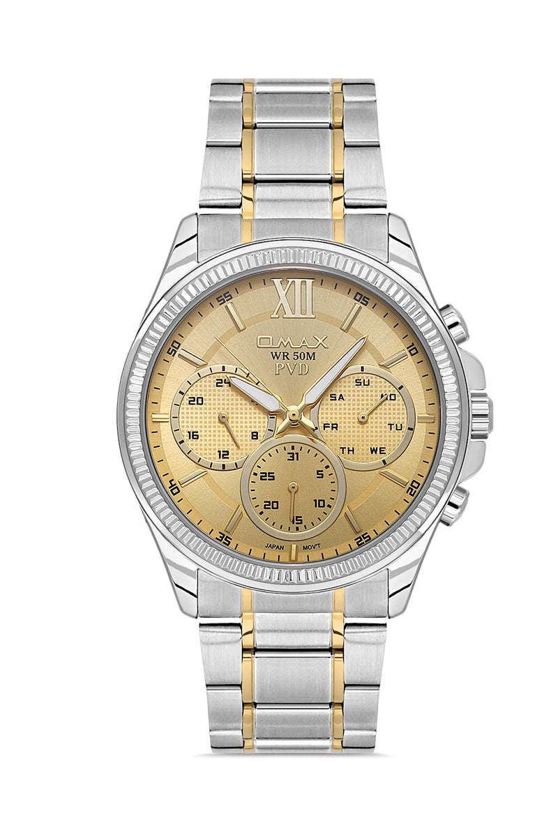 OMAX Men's Wrist-Watch | Analog | Stainless Steel Band | Elegant Design - Image 1