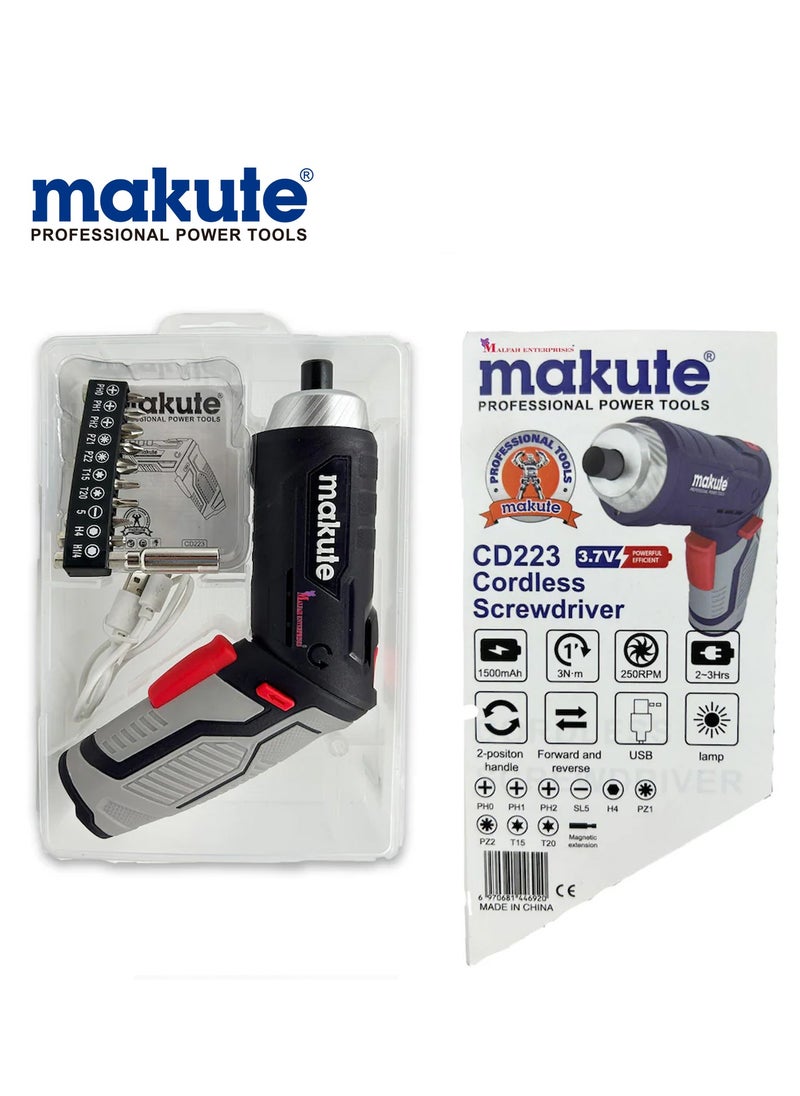 makute Cordlees Screwdriver 3.7V  - Image 5