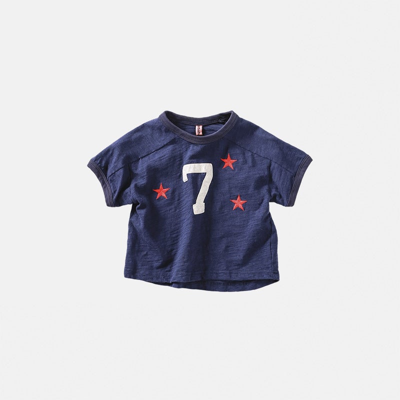 2025 Children'S Wear Summer Children'S Korean Style Reactive Printing Girls' Sleeveless T-Shirt Summer Wear Boys' Base Shirt Skin - Image 1
