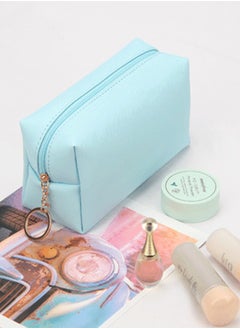 Generic Portable waterproof PU makeup bag Large capacity high appearance level women's cosmetics storage bag octagon bag  - Image 1