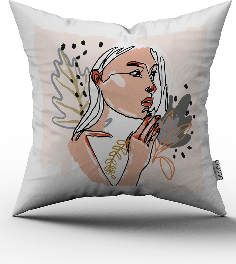 Cango Home Double Sided Printed Throw Pillow Case CGH194-CT