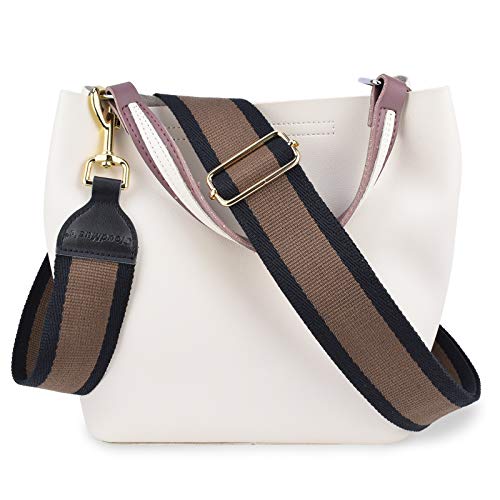 CLOUDMUSIC Handbag Strap Replacement Crossbody Strap Purse Strap For Women Girls (Brown) - Image 1