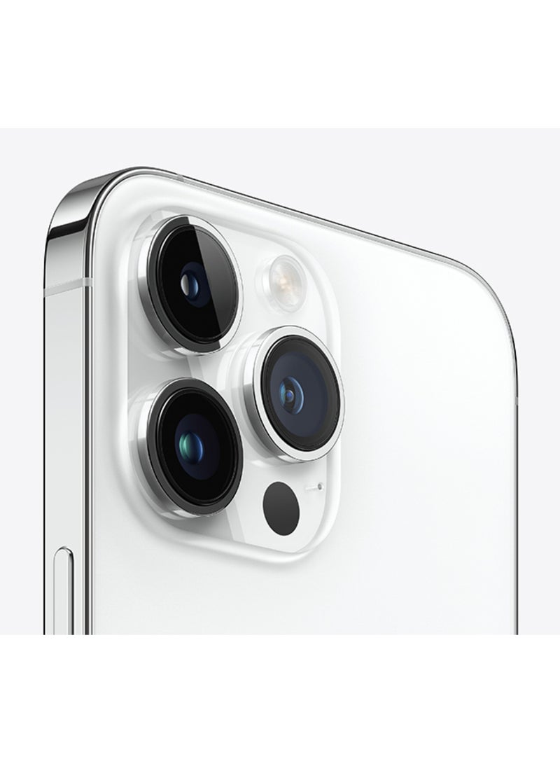 Apple Refurbished - iPhone 14 Pro Max 256GB Silver 5G With FaceTime - USA Version (e-SIM only) - Image 4