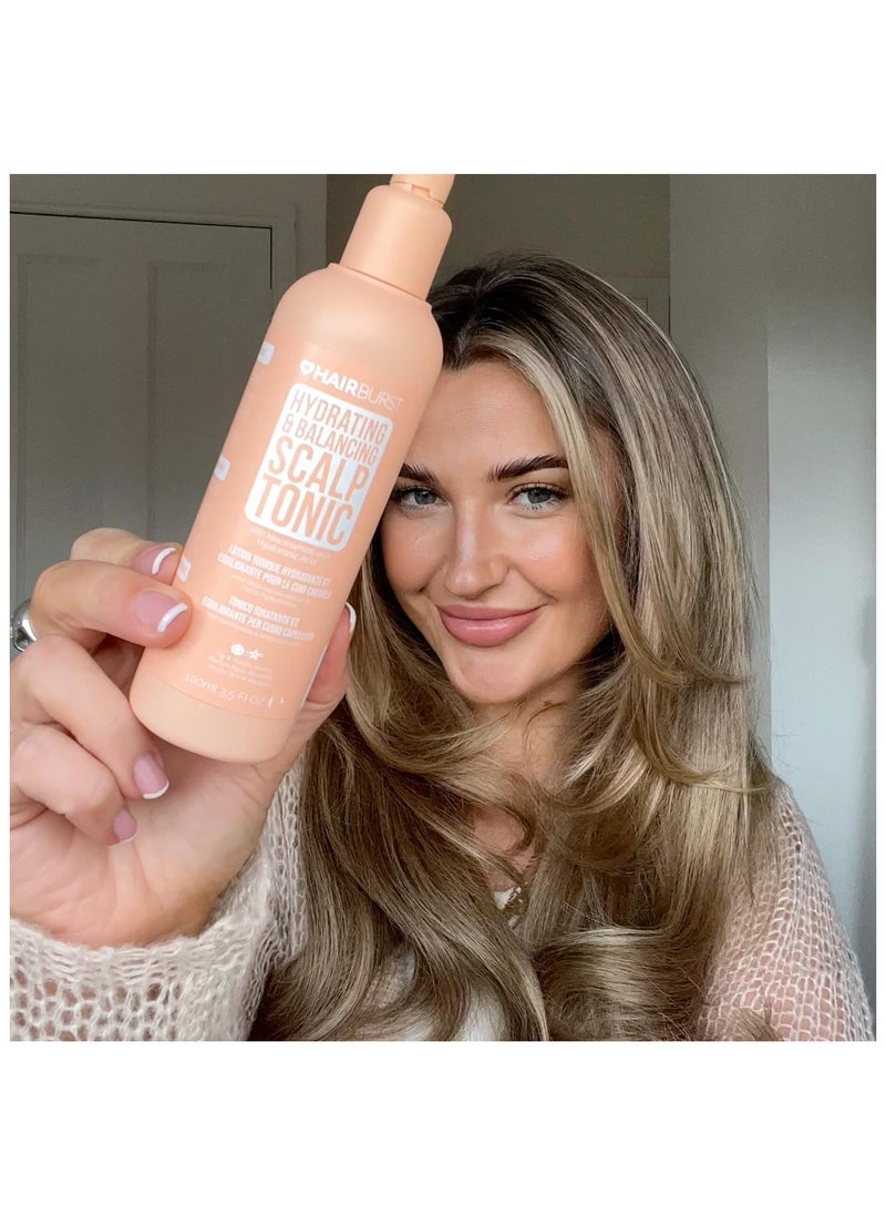 HAIR BURST - Hair Tonic with Hyaluronic Acid - Hydrating and Balancing Treatment - Prevents Dandruff and Itchy Scalp - Exfoliates, Reduces Flaking & Dryness and Excess Oil for Healthier Hair - Image 1