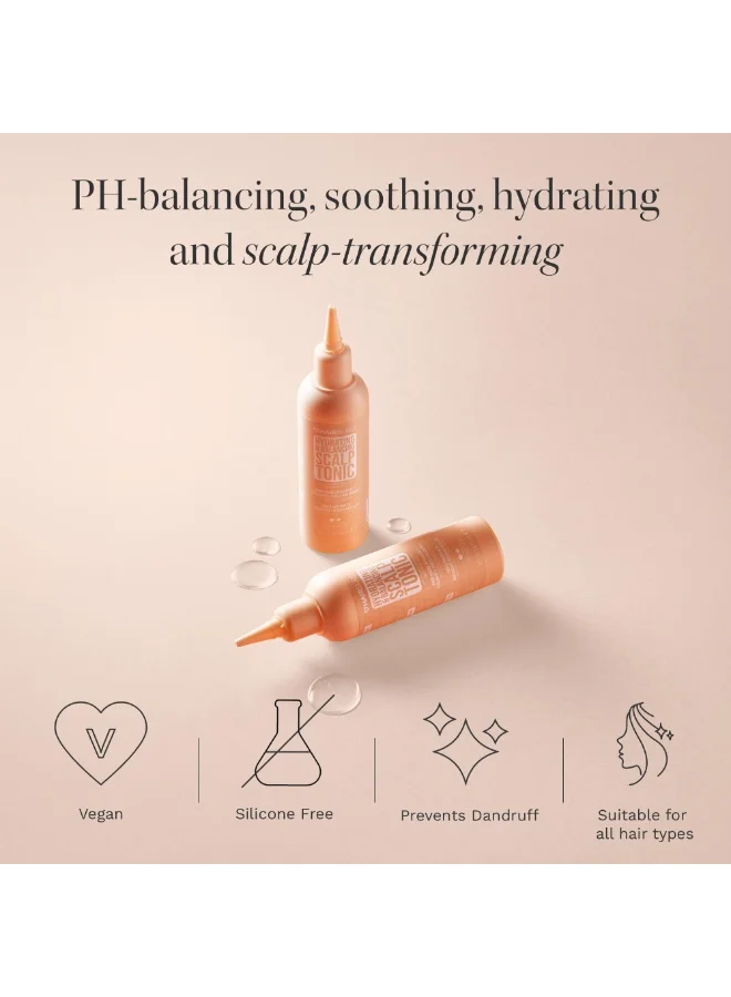 هيربرست تونيك مرطب للشعر وتوازن فروة الرأس للعناية بالشعر وفروة الرأس لنمو صحي ودعم مستوى الحموضة ومنع القشرة وتهدئة وترطيب فروة الرأس المتهيجة