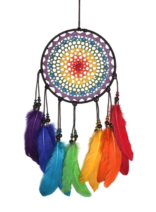 Handmade Lace Dream Catcher Multicolour 60cm 