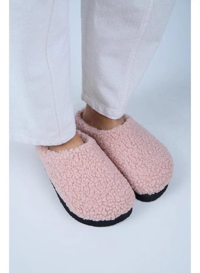 Manijero  (Orlina) Women's Tedy Sabo Platform Powder Slipper. for Women | Best Price UAE