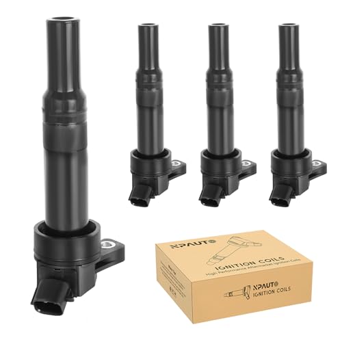 NPAUTO Ignition Coil Pack Compatible with L4 1.8 2.0 2011 2012 2013 2014 2015 2016 Hyundai Elantra, 2014-2016 Kia Forte, Kia Soul, 2014-2017 Elantra Tucson, UF651 27300-2e000 5c1861, Set of 4 - Image 1