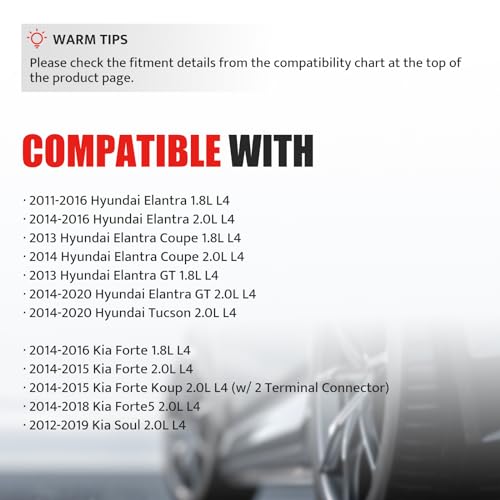NPAUTO Ignition Coil Pack Compatible with L4 1.8 2.0 2011 2012 2013 2014 2015 2016 Hyundai Elantra, 2014-2016 Kia Forte, Kia Soul, 2014-2017 Elantra Tucson, UF651 27300-2e000 5c1861, Set of 4 - Image 3