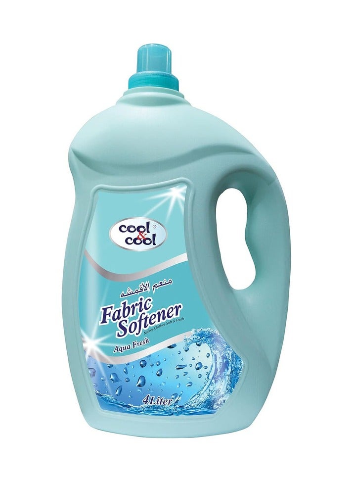 Cool & Cool Aqua Fresh Fabric Softener 4L - Image 1