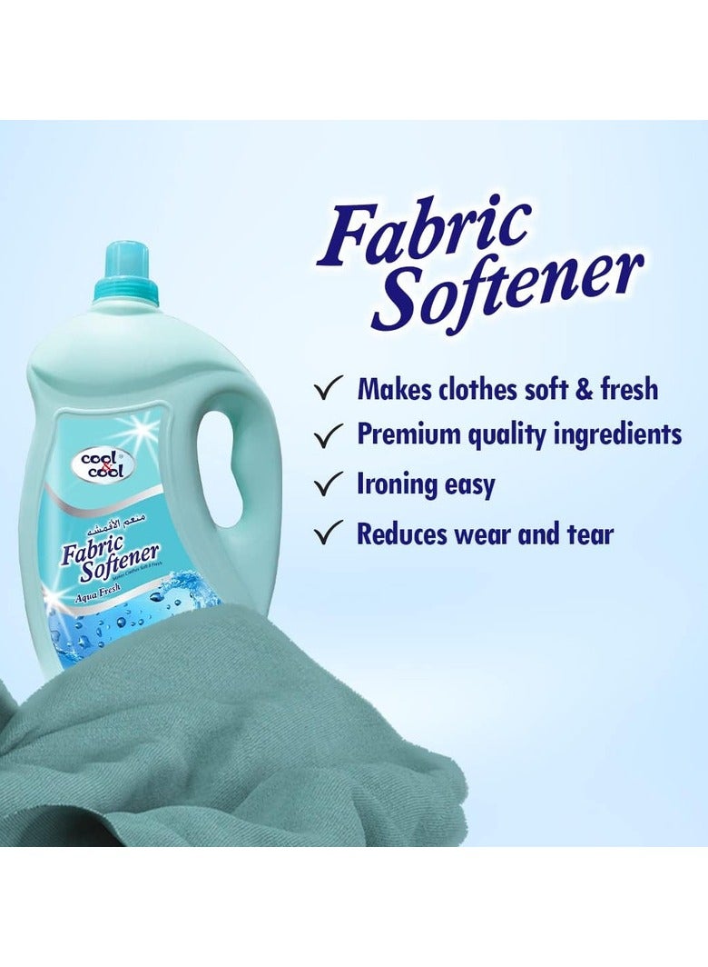 Cool & Cool Aqua Fresh Fabric Softener 4L - Image 3
