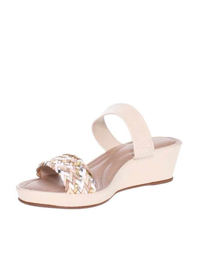Beira Rio Beira Rio Ladies Wedge Sandals White | Made In Brazil