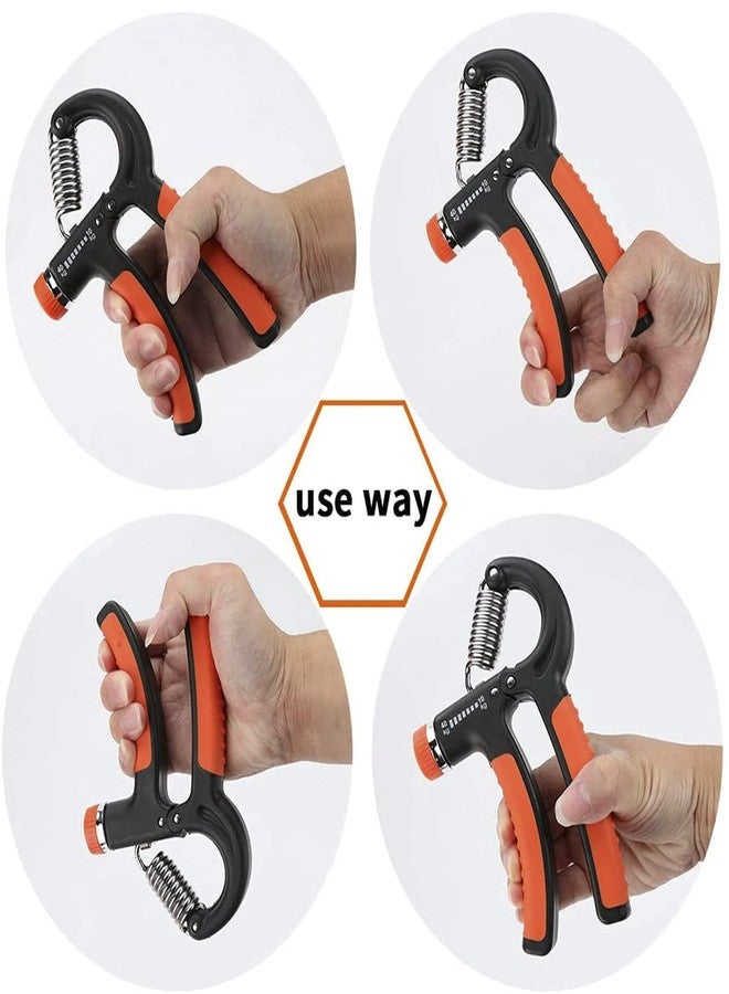 COOL INDIANS COOL INDIAN 10 to 40kg Hand Grip Strengthener, Training, Hand Exercise, Hand Gripper, Forearm Exerciser, for Finger Exercise, Gym Workout Equipment to Use in Home and Gym for Men & Women. (ORANGE) - Image 4