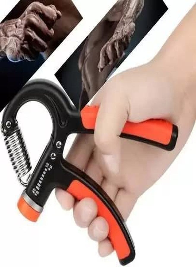COOL INDIANS COOL INDIAN 10 to 40kg Hand Grip Strengthener, Training, Hand Exercise, Hand Gripper, Forearm Exerciser, for Finger Exercise, Gym Workout Equipment to Use in Home and Gym for Men & Women. (ORANGE) - Image 2