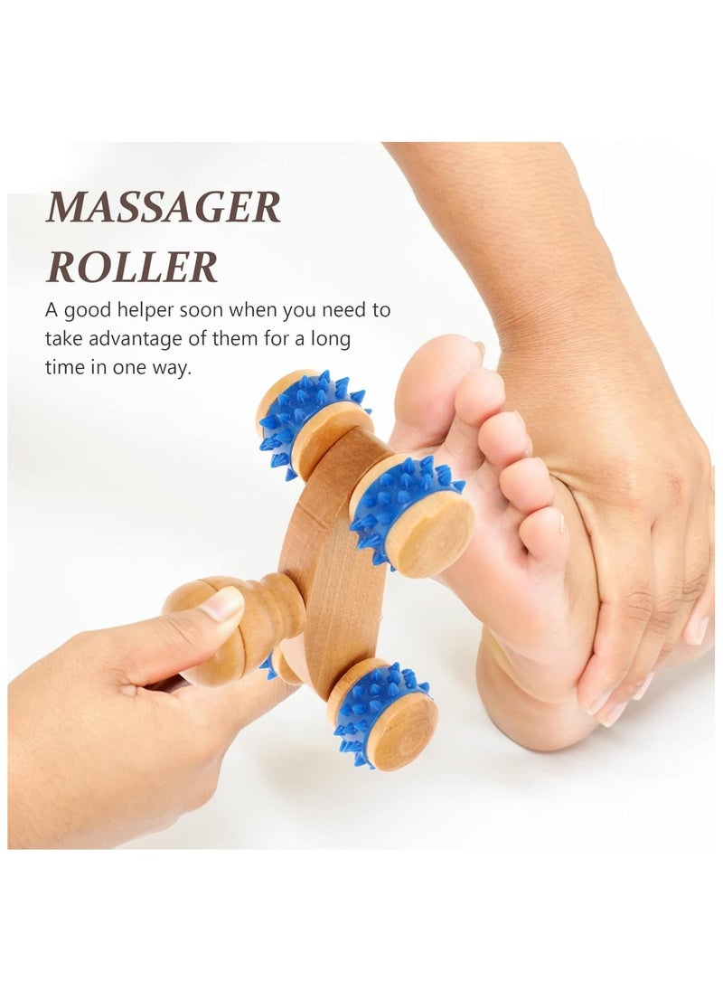 Generic 3 in 1 Wood Therapy Massage Tools Wood Therapy Anti Cellulite Massager Kit Maderoterapia Kit for Body Shaping Wooden Manual Massage Tools Perfect for Full Body Muscle Pain Relief  - Image 5
