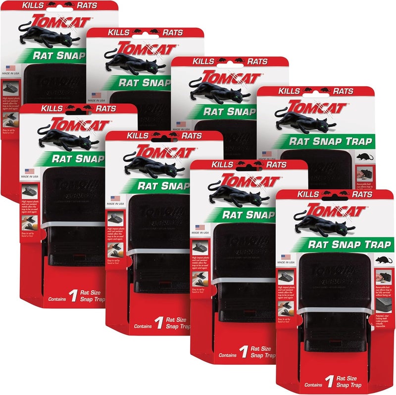 TOMCAT Rat Snap Trap (8 Pack) - Image 1