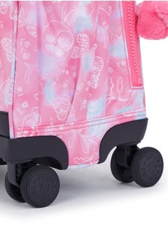 kipling Kipling New Storia Kids' 4-Wheeled School Trolley Bag with 15.6 inch Laptop Compartment Happy pink c  - Image 3