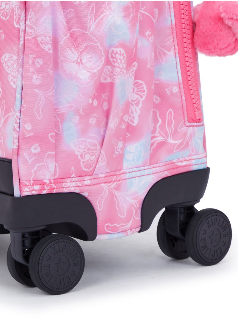 kipling Kipling New Storia Kids' 4-Wheeled School Trolley Bag with 15.6 inch Laptop Compartment Happy pink c  - Image 3