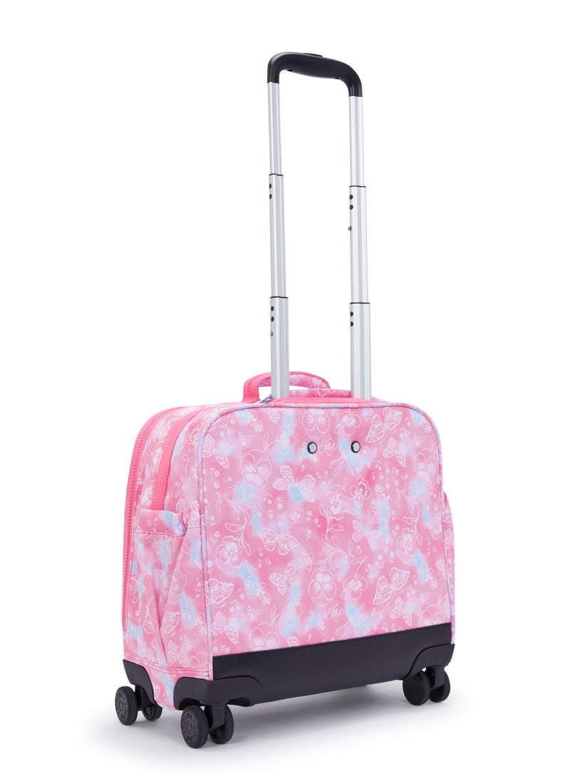 kipling Kipling New Storia Kids' 4-Wheeled School Trolley Bag with 15.6 inch Laptop Compartment Happy pink c  - Image 2