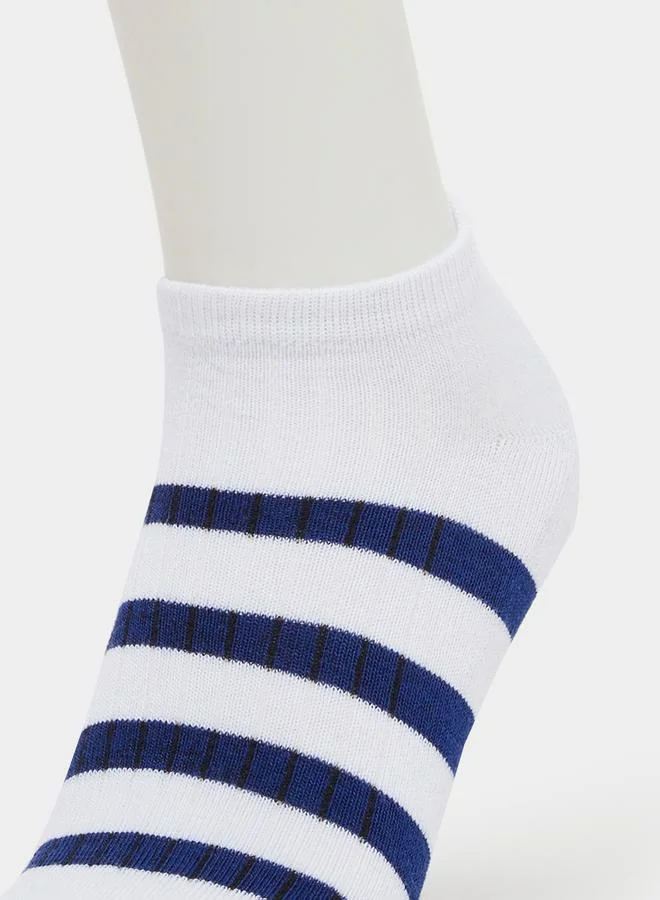 Styli Styli Set of 5 - Striped Ankle Socks