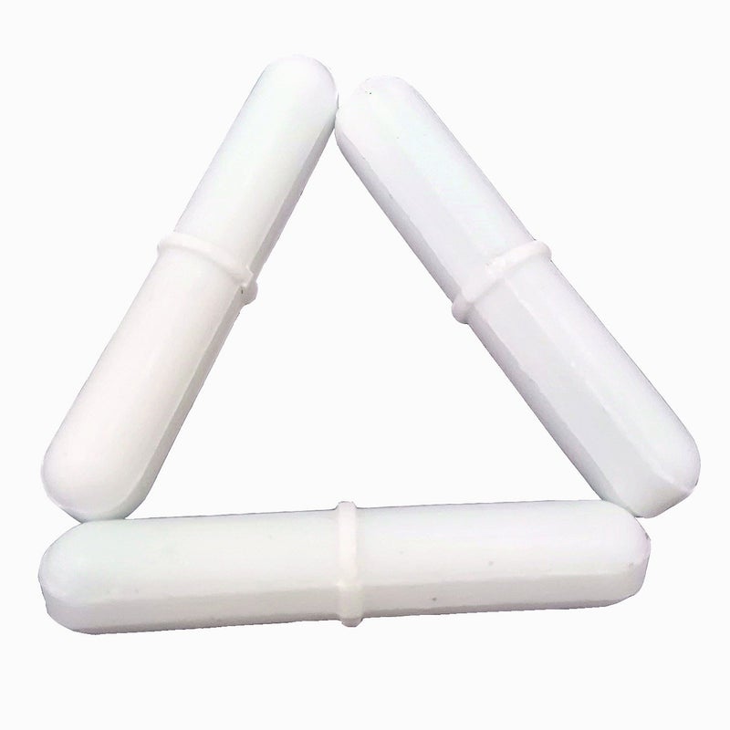 BBTCTY محرك مغناطيسي شريط مغناطيسي PTFE خلاط مغناطيسي شرائط (9X45 مم، مع شكل حلقة، 10 قطع) - Image 1