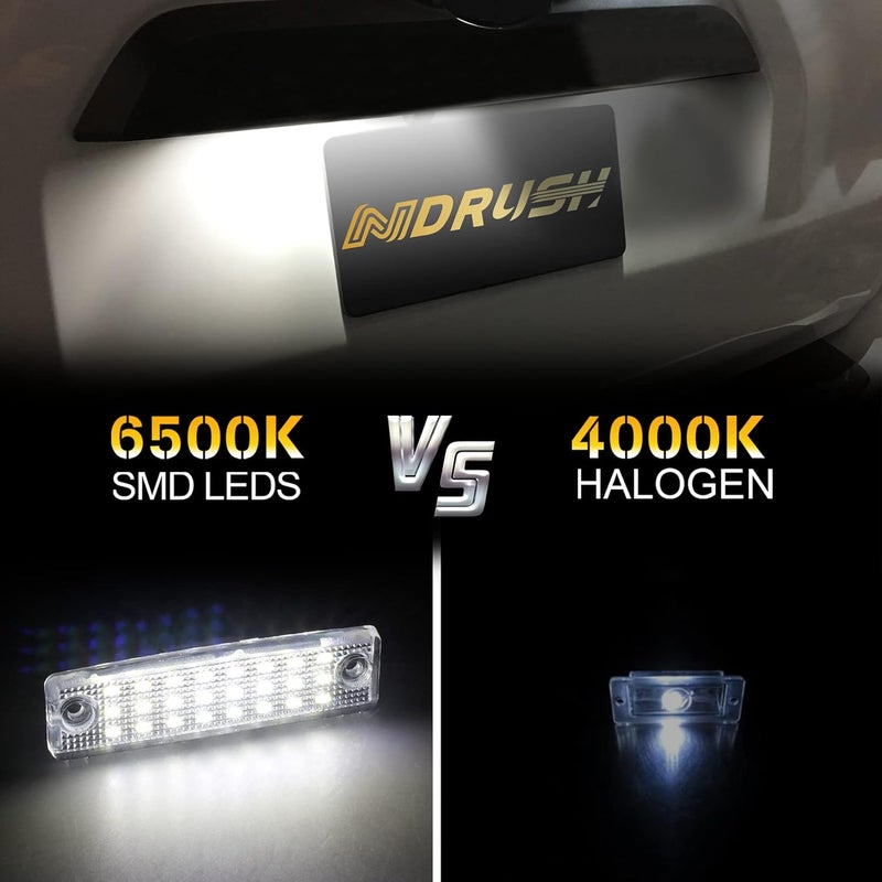 NDRUSH LED License Plate Lights Assembly for Toyota 4Runner, Sequoia, and Previa - Image 3