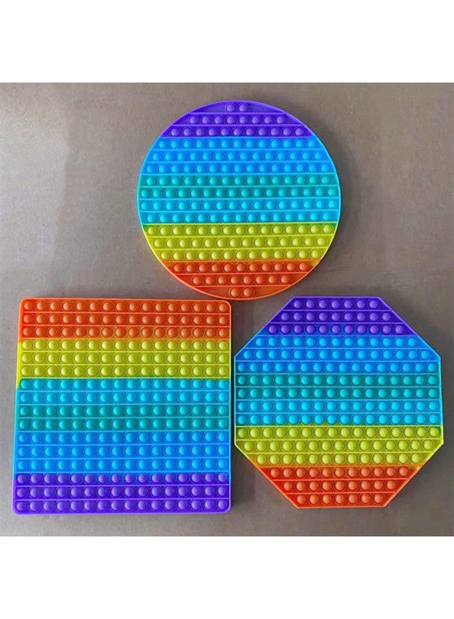 HOT30cm Rodent Pioneer A Variety Of Color Educational Toys Silicone Press Plate Parent-child Emotional Ability Training-Color:Excavator Macaron - Image 2