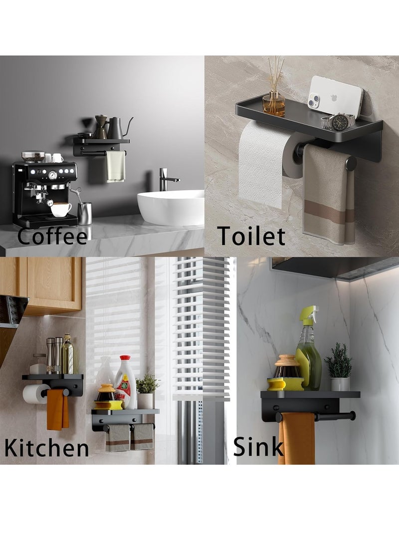 spa luxetique - Double Roll Toilet Paper Holder - Stainless Steel Bathroom Tissue Dispenser - Image 1