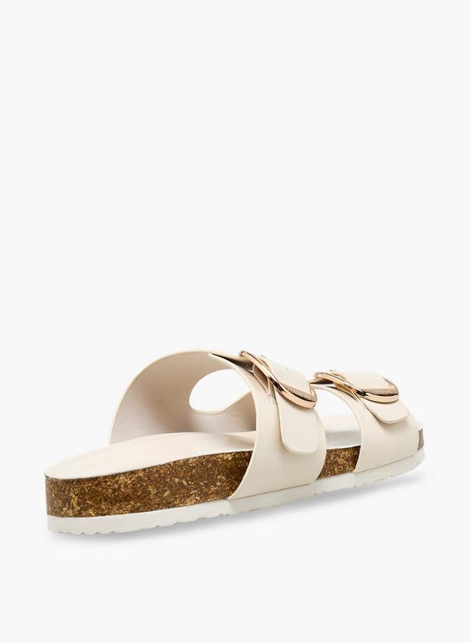 Celeste Women Buckle Detail Slide Sandals - Image 4