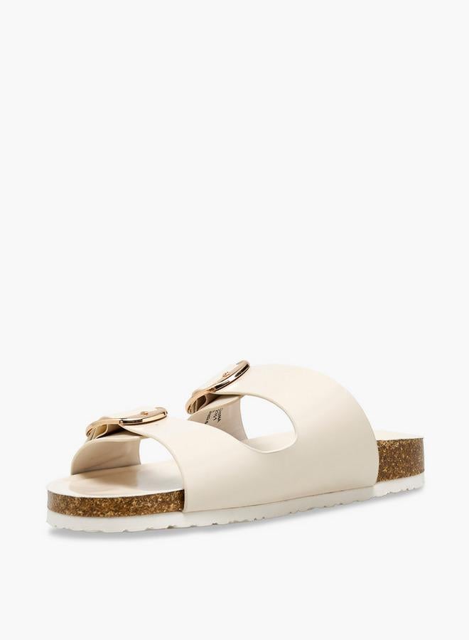Celeste Women Buckle Detail Slide Sandals - Image 3
