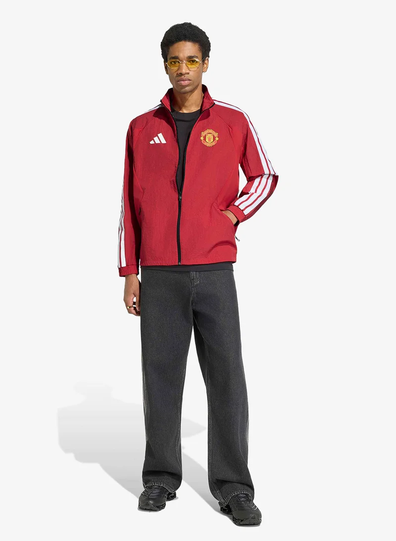 Adidas TRACK TOP Manchester United FC Home Anthem Jacket for Men | Best Price UAE