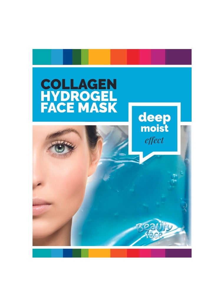 BeautyFace Collagen Hydrogel Face Mask Marine Algae Moisturises and Firming Collagen Treatment Deep & Moist Effect