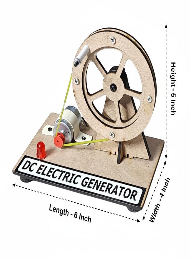 ESPtronics مشروع علمي فيزيائي من إي إس بترونيكس: مولد كهرباء تيار مستمر جاهز للاستخدام، نموذج عملي، مجموعة ألعاب تعليمية تجريبية لطلاب المدارس والجامعات، مناسبة لتعلم العلوم والتكنولوجيا والهندسة والرياضيات (STEM) ومعارض العلوم. - Image 2