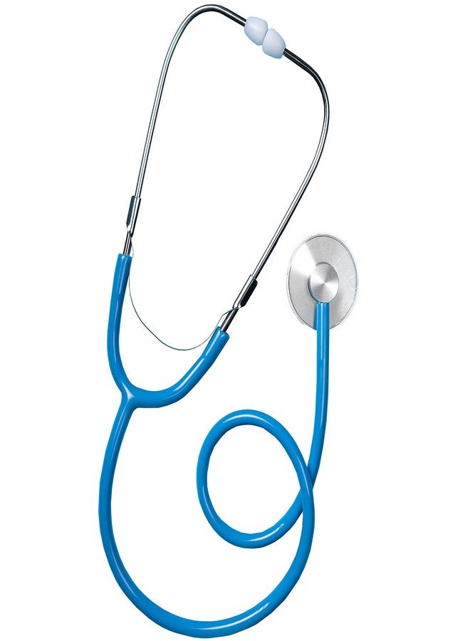 Skeleteen Doctor's Stethoscope Kids Toy - Doctor Or Nurse Pretend Play Costume Accessories and Prop Toys for Kids - 1 Piece (Blue) - Image 1