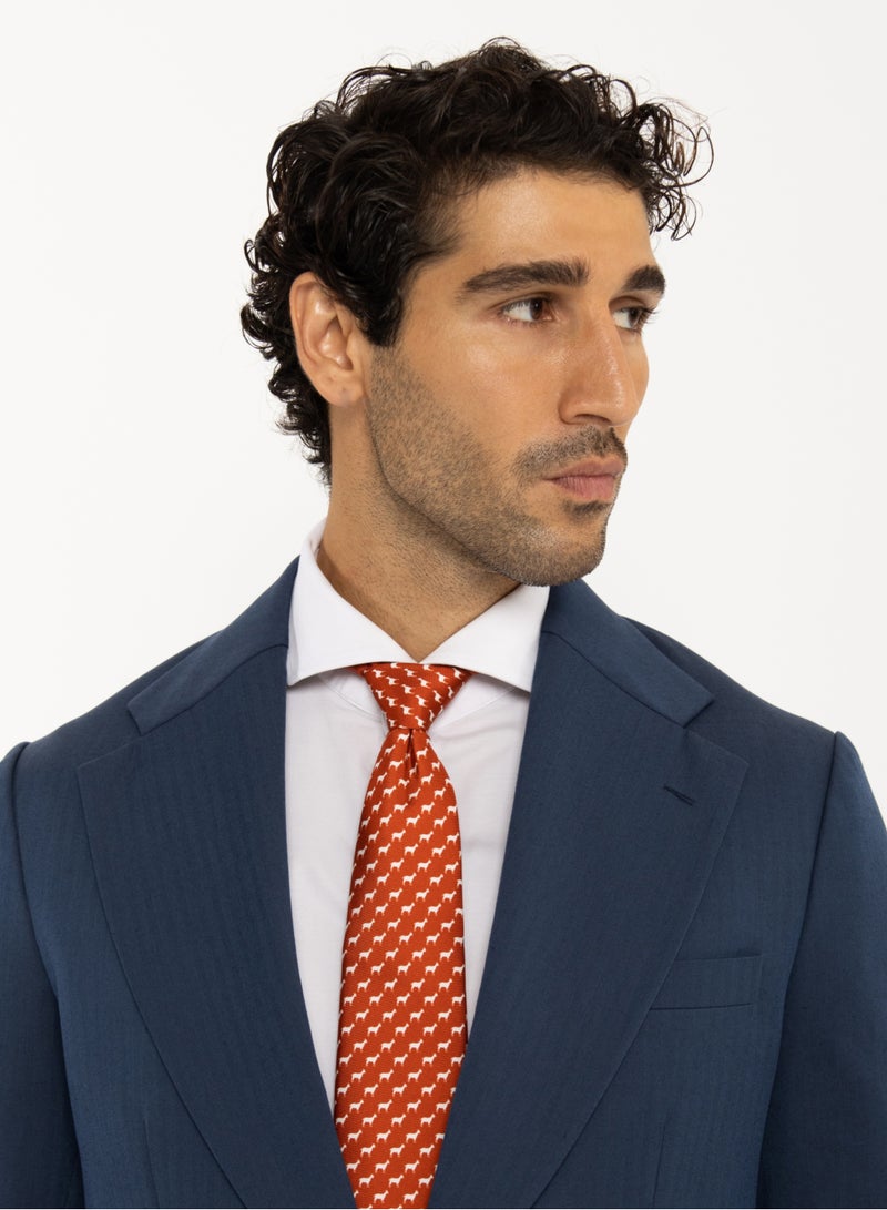 Elliot Martin Elliot Martin tie 100% Silk Twill neck ties Premium Men's Tie (Red)  - Image 2