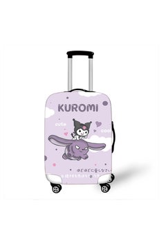 Y&D Kuromi Luggage Cover Water-Washable Suitcase Cover Spandex Elastic Luggage Protective Covers Travel Accessories Suitable for 18-32 Inch Trolley Case for Business Trip School Daily Using  - Image 1