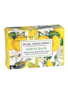 Michel Design Works Michel Design Works 45oz Boxed Single Shea Butter Soap Lemon Basil 