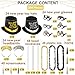 Fovths 264 Pieces 2026 New Years Eve Party Supplies Includes Glasses Top Hats Headband Noisemakers Horns Bead Necklaces Plastic Leis New Year Party Favors for Celebration Decoration Gift - Image 4
